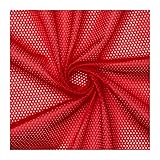 Pico Textiles 4 Yards Bolt - Red Polyester Micro