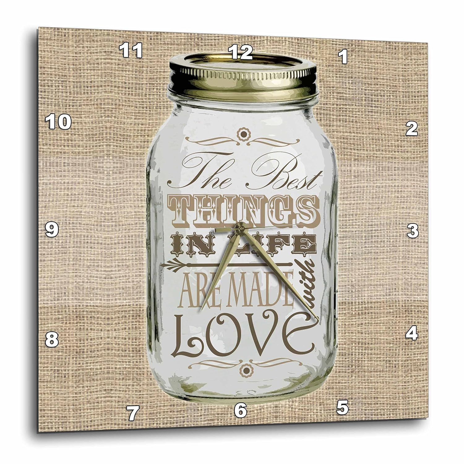 Best Mason Jar Kitchen Clock