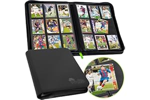 FunGuys Trading Card Binder for Cards, 9 Pocket, 504 Side Loading Sports Card Binder, Card Collection Binder for Yugioh, MTG, TCG, Card Book Holder for Trading Cards