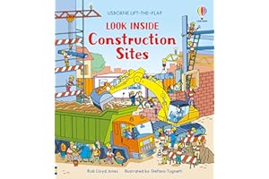 Look Inside Construction Sites: An Action-Packed Lift-the-Flap Book to Explore Machines and Demolition for Kids (Ages 5-8)