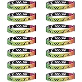 14PCS WWJD Christian Bracelet Pack for Women Men, WWJD Bracelets Bulk Christian Jesus Gifts Adjustable Wristbands - What Would Jesus Do Bracelet