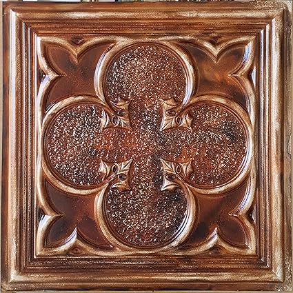 Amazon Com Lastdecor Ceiling Tile Faux Tin Oil Painting Wood Club