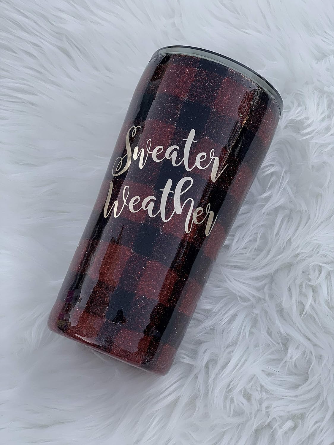 plaid tumbler