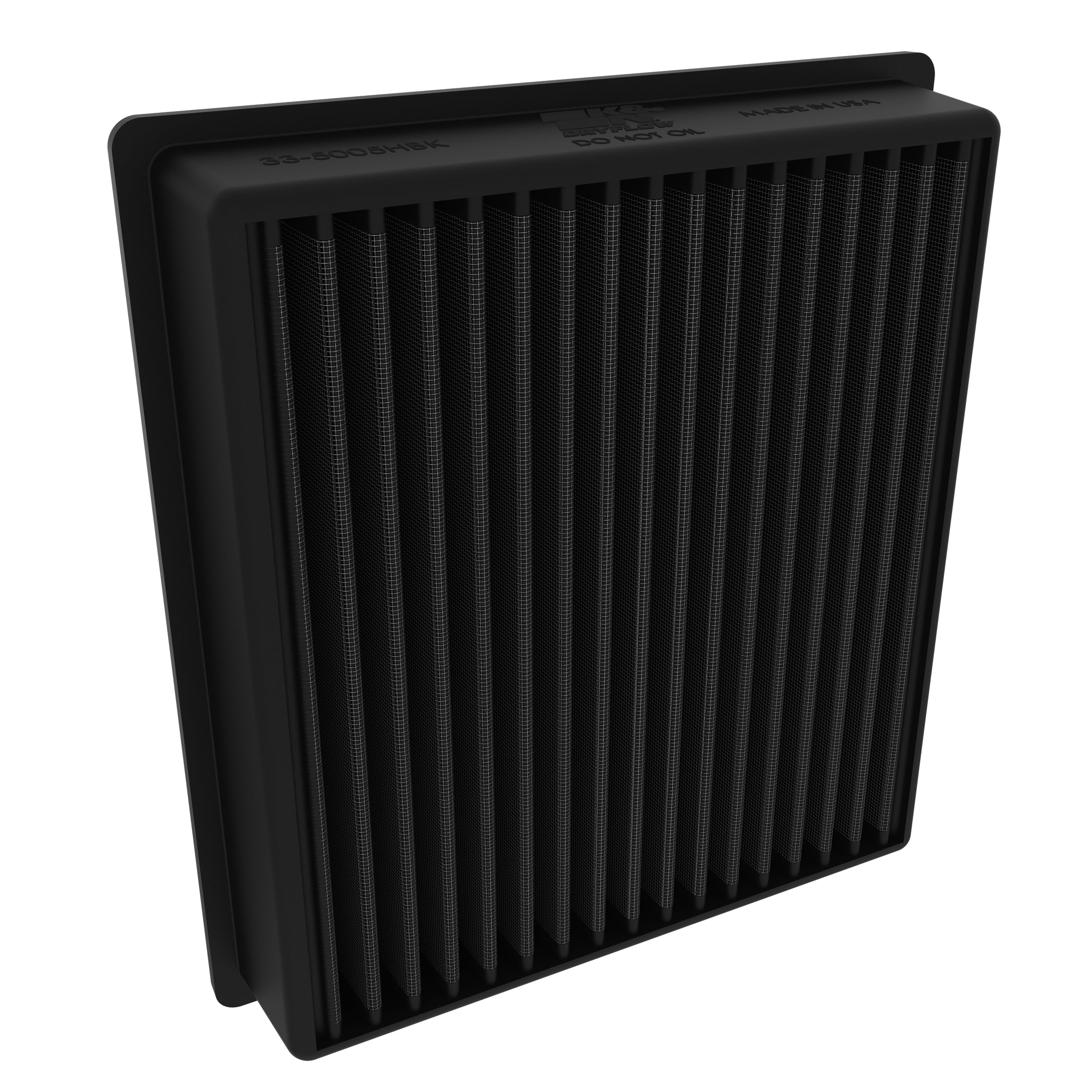 K&N Performance Diesel Dryflow Lifetime Engine Air Filter: Increase Power: Premium, Washable: Compatible with 2013-2024 RAM: 2500, 3500, 4500, 5500, 33-5005HBK Image