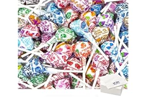 Dum Dum Original Pops, 100 Count, 16 flavors, Ideal for candy bowls, concessions, vending, Haloween and Parties! with Bay Area Marketplace Napkins