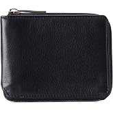 Alpine Swiss Logan Mens Bifold Wallet All-Around Zipper Closure RFID Safe | Tested RFID Protection Genuine Full Grain Cow Hide 13 Card Slots Divided 2 Bill Sections Zips All Around Comes in Gift Box