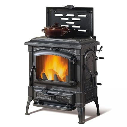 Estufa leña hierro fundido con horno | Estufas de gas, eléctricas, de  exterior, de leña