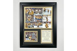LEGENDS NEVER DIE, INC. Vegas Golden Knights | 2022-2023 Stanley Cup Champions | Framed Photo Collage | 2 Sizes and Styles | (Mosaic, 12"x15")