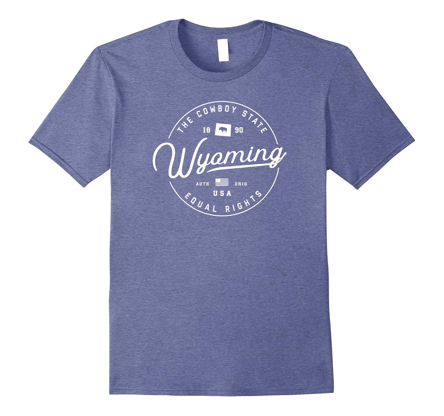 Wyoming TShirt, US State Travel Vacation Shirts WY USA TeesCL Colamaga
