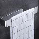 YIGII Towel Holder 26CM Self Adhesive Stainless Steel No Drilling
