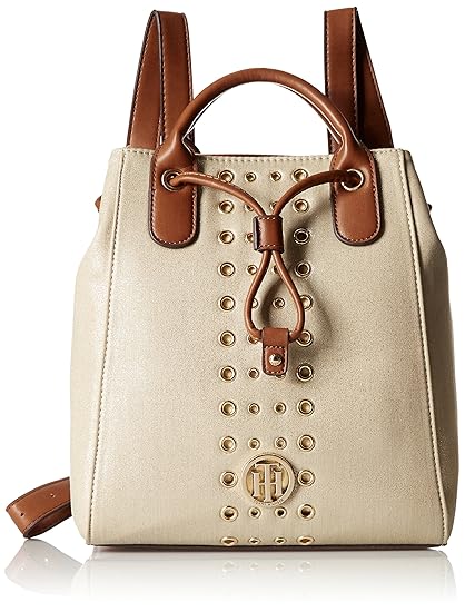 tommy hilfiger metallic backpack
