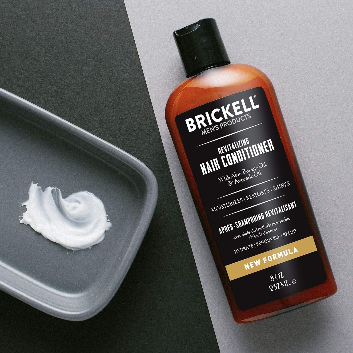 Brickell Men's Revitalizing Hair Conditioner for Men Natural and Organic Nourishing Hair Conditioner - Image 3