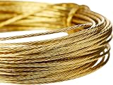 Merriway BH02242 Brass Number 1 Picture Wire 6 Metres 6 kg Breakweight view 2