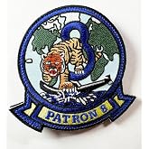 VP-8 Tigers Squadron Patch &ndash; Plastic Backing