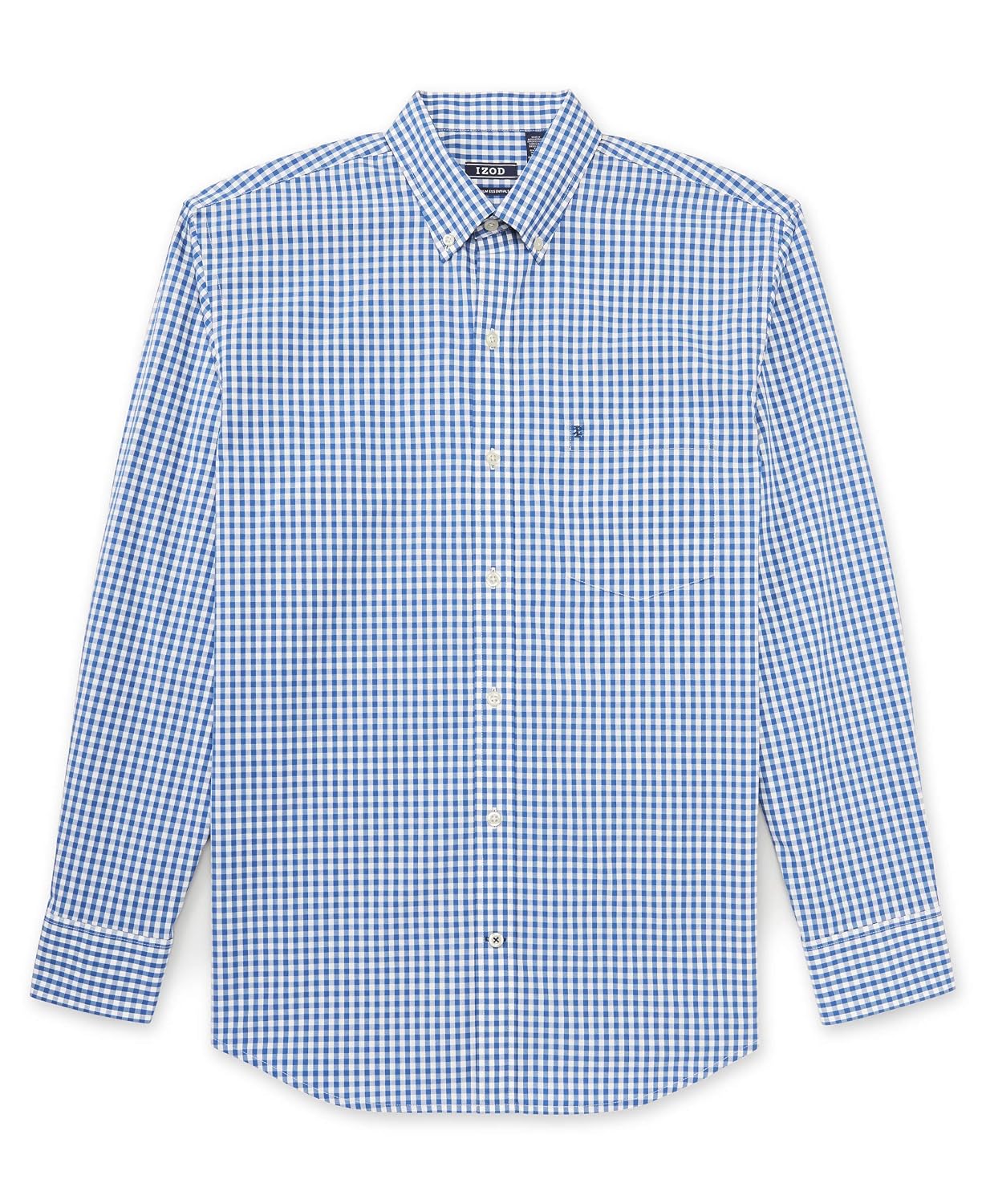 IZOD Mens Big and Tall Button Down Long 