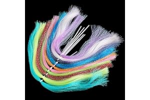 Crystal Flash Fly Tying Material Bucktail Fly Tying Materials Flashabou Teaser Flash Flies Fly Fishing Line for DIY Making Fi