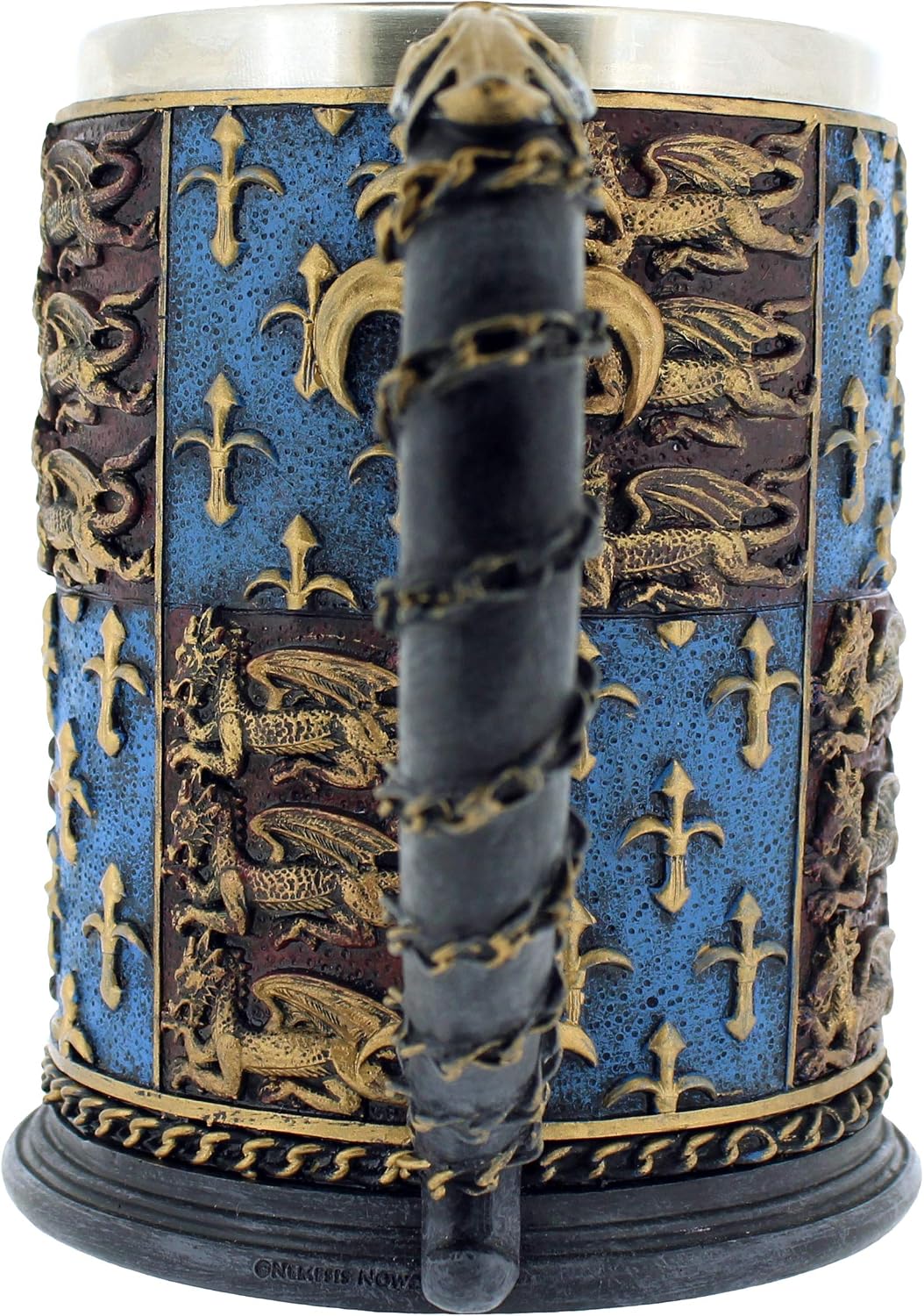 Nemesis Now Medieval Tankard Mug 14 cm Blue, Multi Colour - Image 5