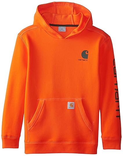 carhartt blaze orange hoodie