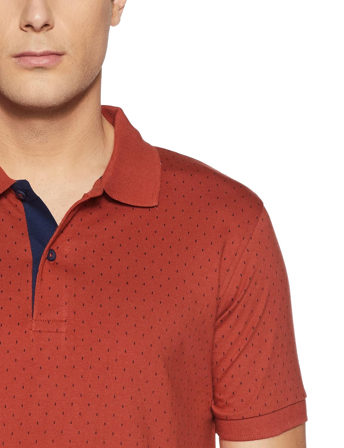 symbol amazon brand men's all over printed polo t-shirt