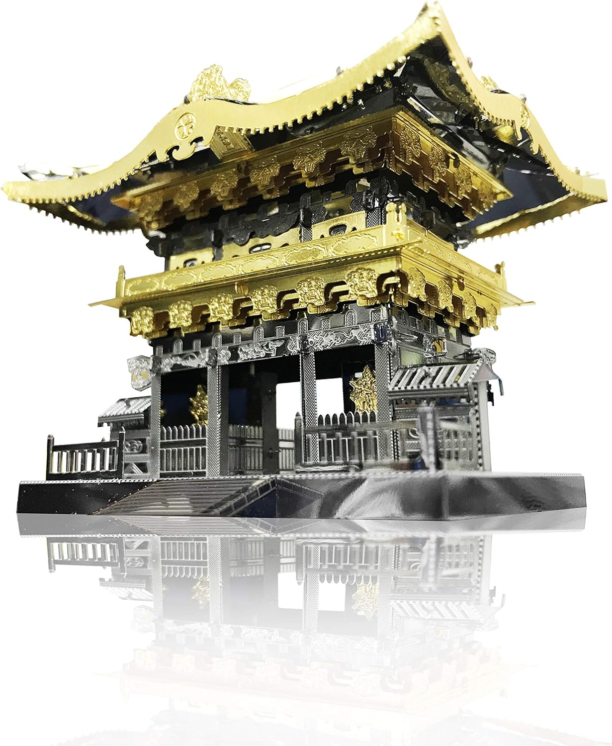 Amazon メタリックナノパズル 日光東照宮 陽明門 プラモデル 通販