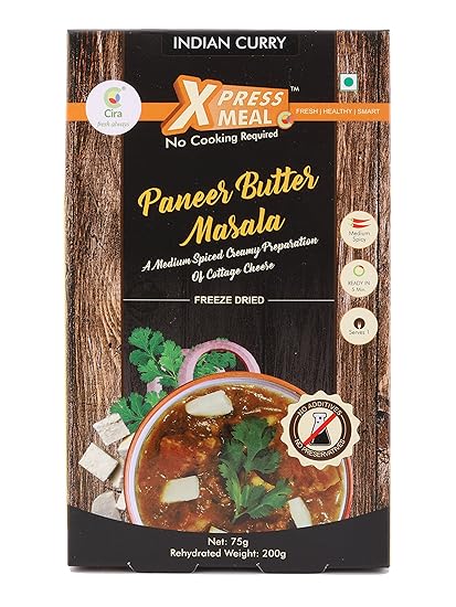 Cira Freeze Dried Paneer Butter Masala Xpress Meal Amazon In