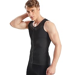 Hanerdun- Mens Slimming Body Shaper Shirt With
