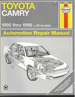 Toyota Camry Automotive Repair Manual All Toyota Camry And Avalon