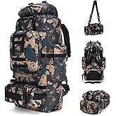 King'sGuard 100L Camping Hiking Backpack Molle Rucksack Military Camping Backpacking Daypack