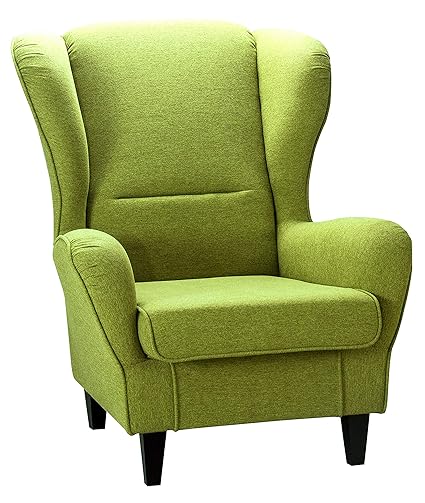 Supellex, Ohrensessel/Fernsehsessel Sofia, Dessin: Pistazie