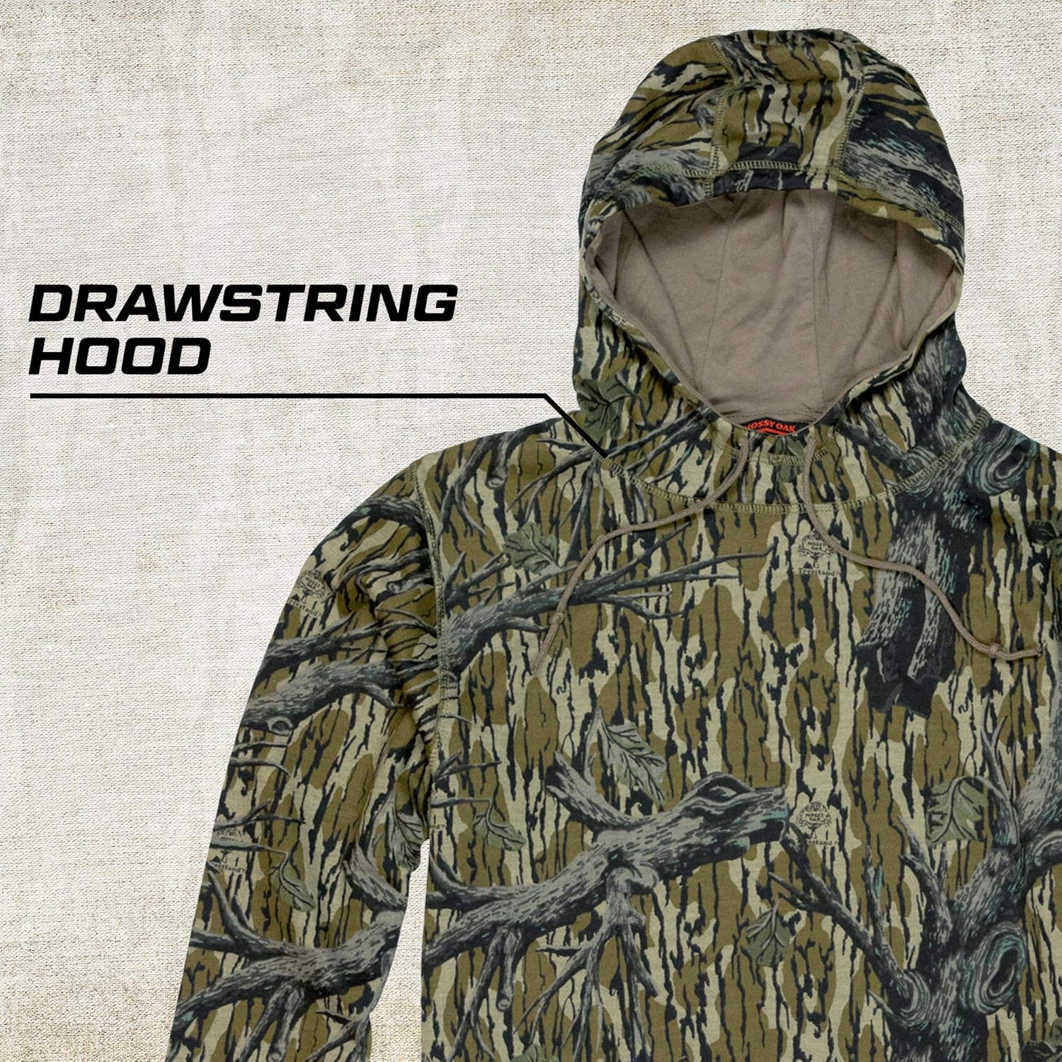 Mossy Oak Camo Hoodie for Men Hunting Hoodies Vintage: Clothing