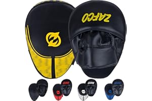 Zafco Sports Boxing Mitts for Muay Thai MMA Sparring Training Punching Focus Punch Target Mitts and Pads