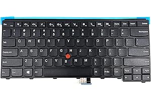 BestParts Non-Backlit US Layout Keyboard for Lenovo ThinkPad T431 T431s T440 T440E T440p T440s T450 L440 T460 L450 Series, Fi