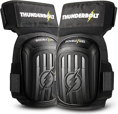 Thunderbolt Black Diamond Knee Pads Gel Double Gel Kevlar Stitching