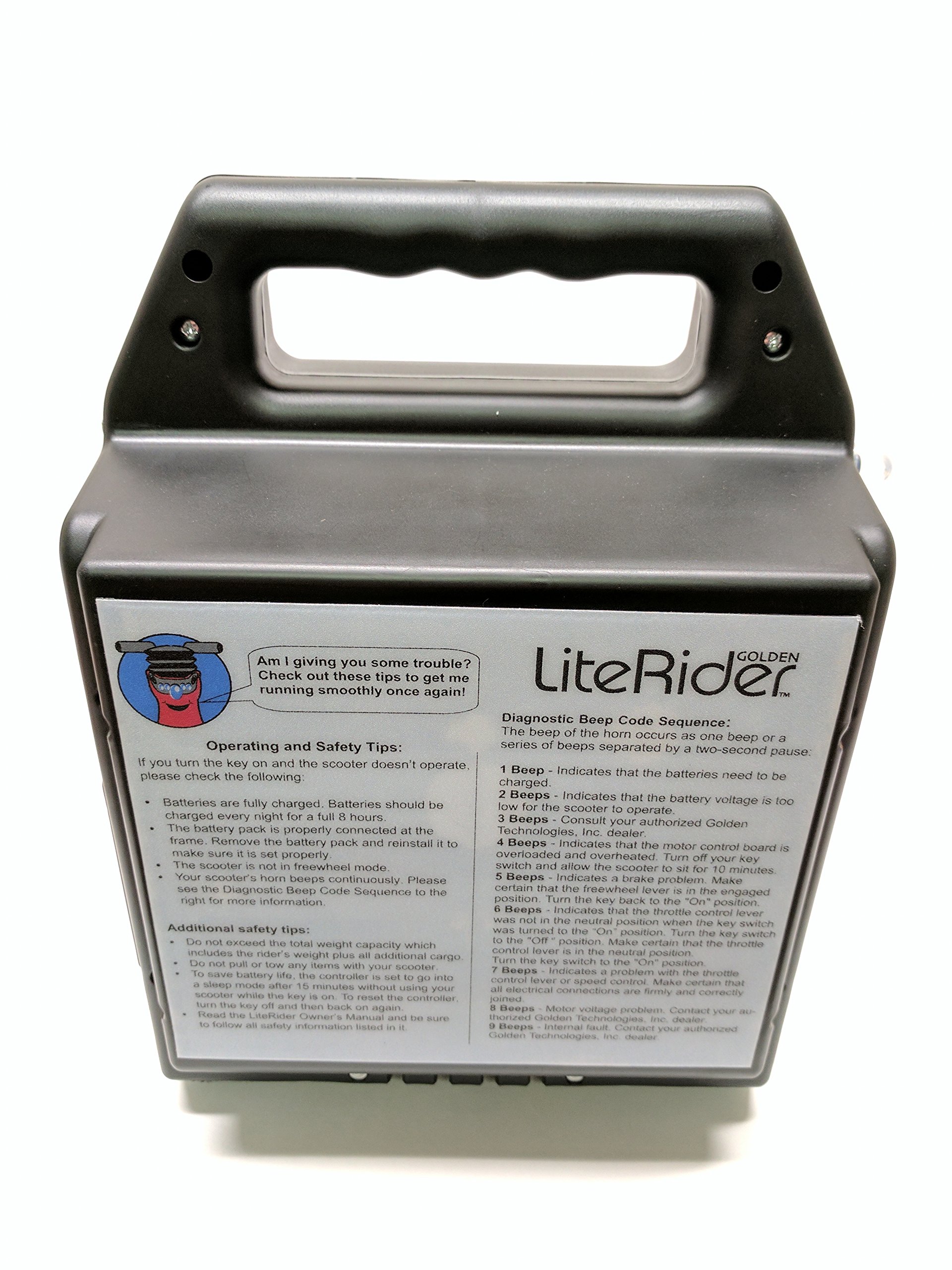 Literider Scooter, PTC, Envy Battery Pack With Batteries Installed