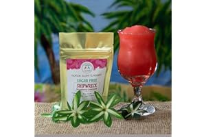 2 FRIENDS & A BLENDER Sugar Free Strawberry Lemonade, Diabetic & Keto Friendly Frozen Slushy Cocktail Mix - Vodka, Rum, Wine, Tequila, Non-Alcoholic