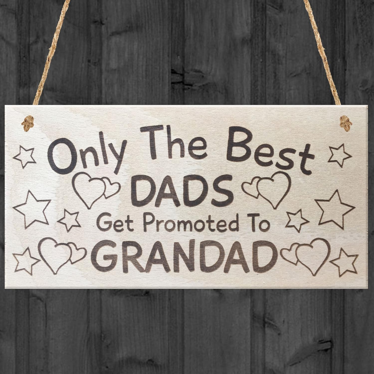 Tazza Only The Best Dads Get Promoted To Grandad - Ceramica 311 Ml - Lavabile In Lavastoviglie