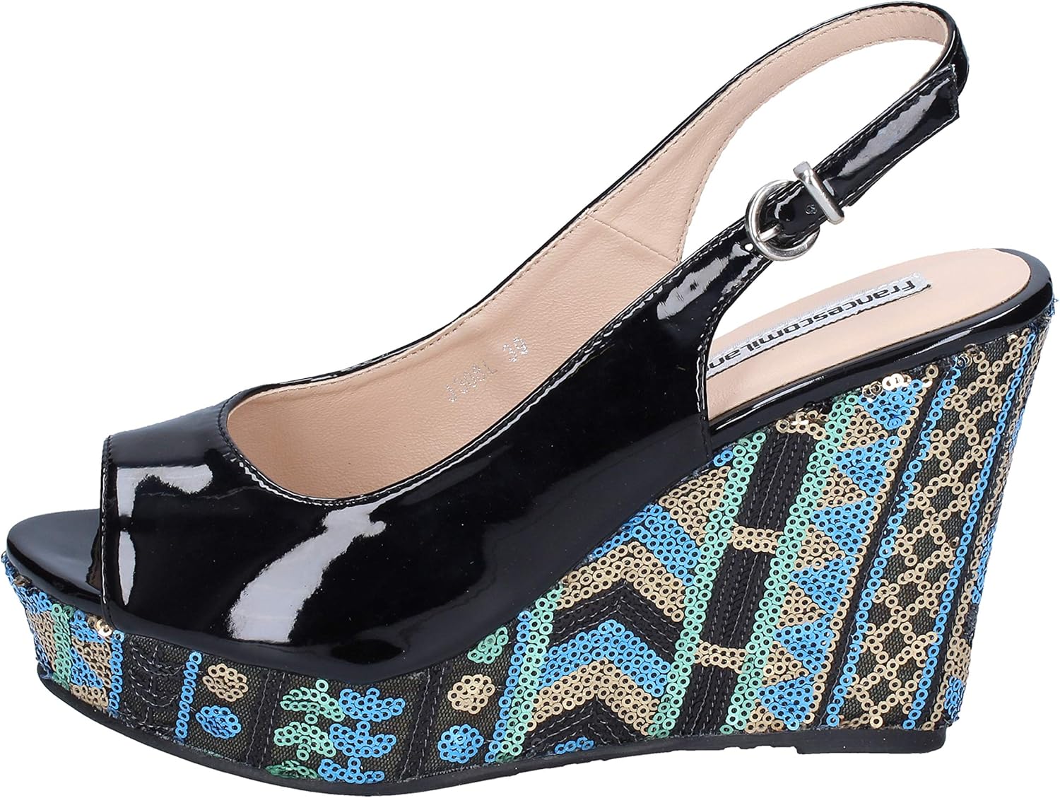 Francesco Milano HeeledSandals Women Black 4.5 UK Amazon.co.uk Shoes & Bags