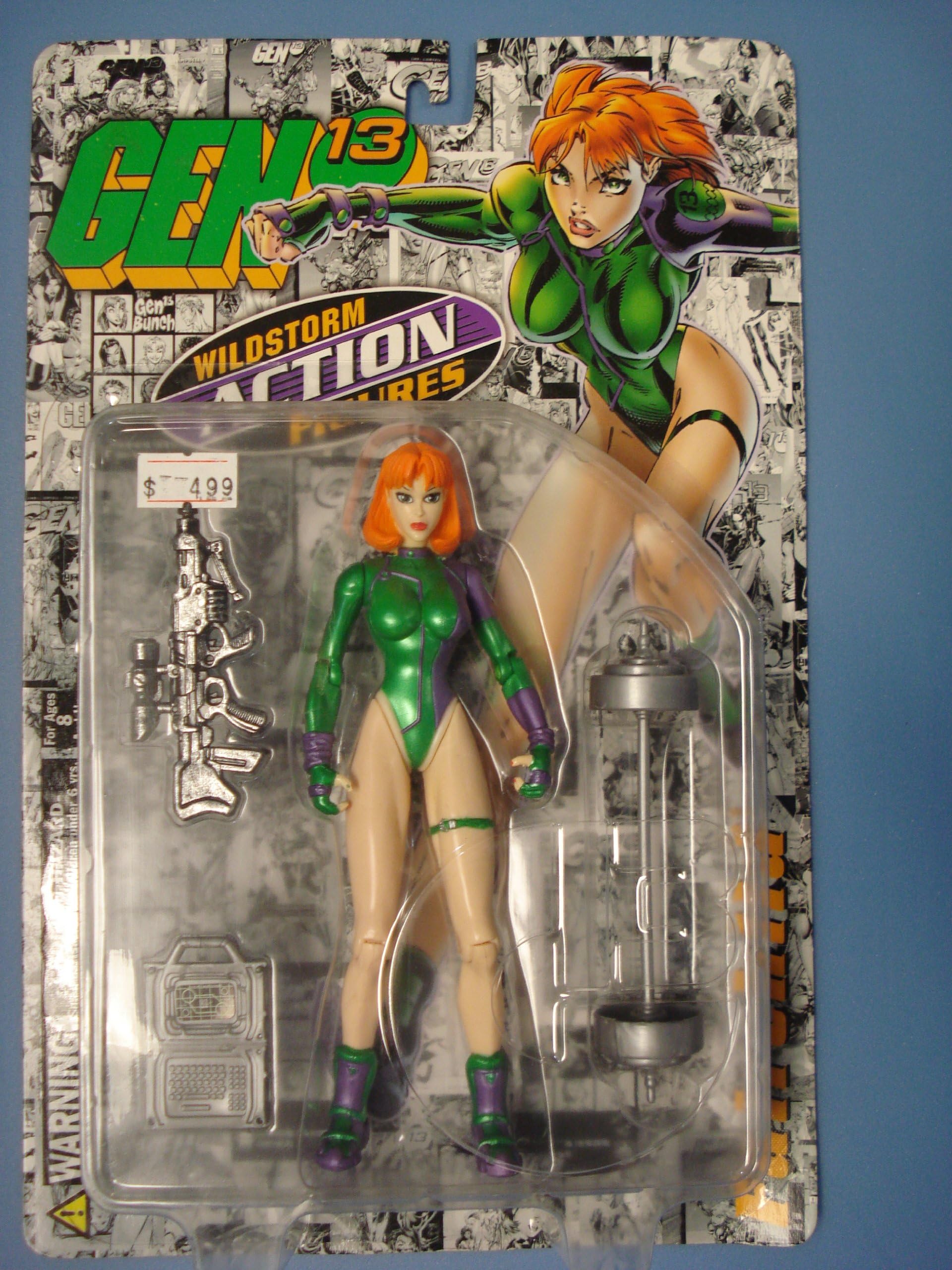 Gen 13 Fairchild Action Figure Metallic Paint Toycom by Wildstorm