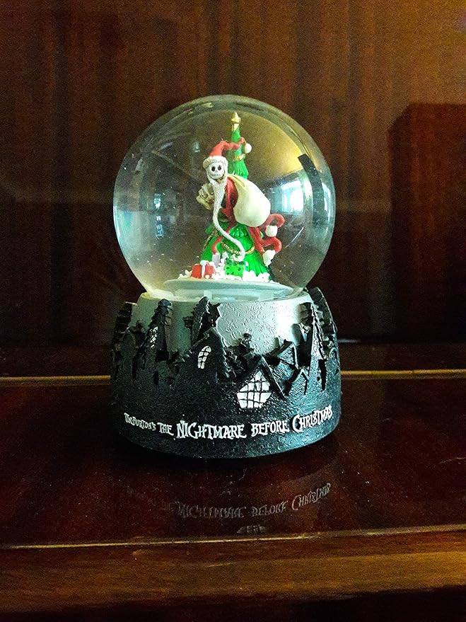 The Nightmare Before Christmas Jack Skellington Christmas Snow Globe Nightmare Before Christmas