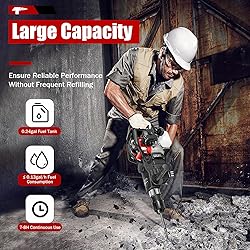 CUBELLIN Demolition Jack Hammer 33CC 2-Stroke Gas