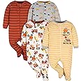 Gerber Baby Boys 4 Pack Sleep 'N Play Footie
