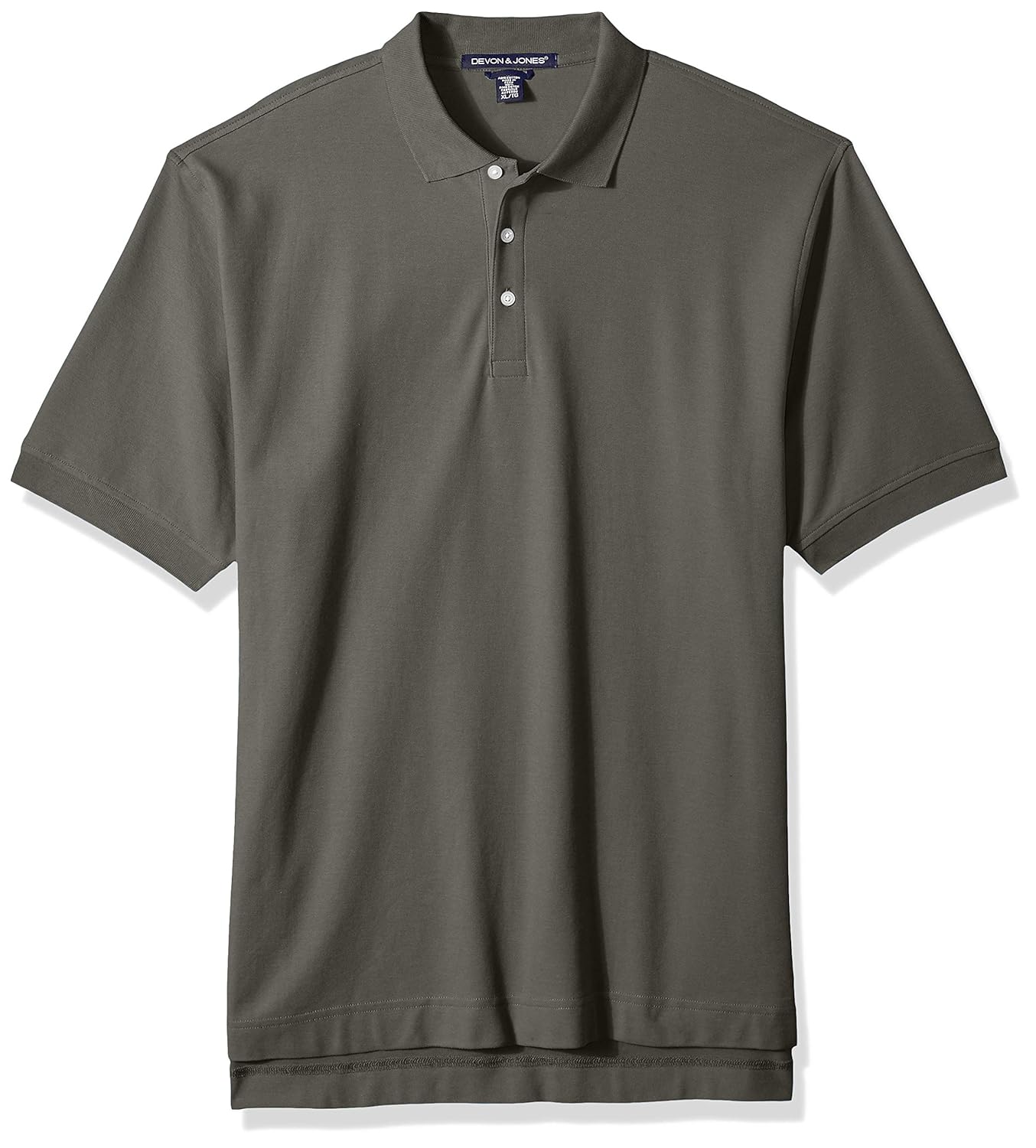 D and Jones Mens Dejn-d100-pima Piqu/&eacute; Short-Sleeve Polo