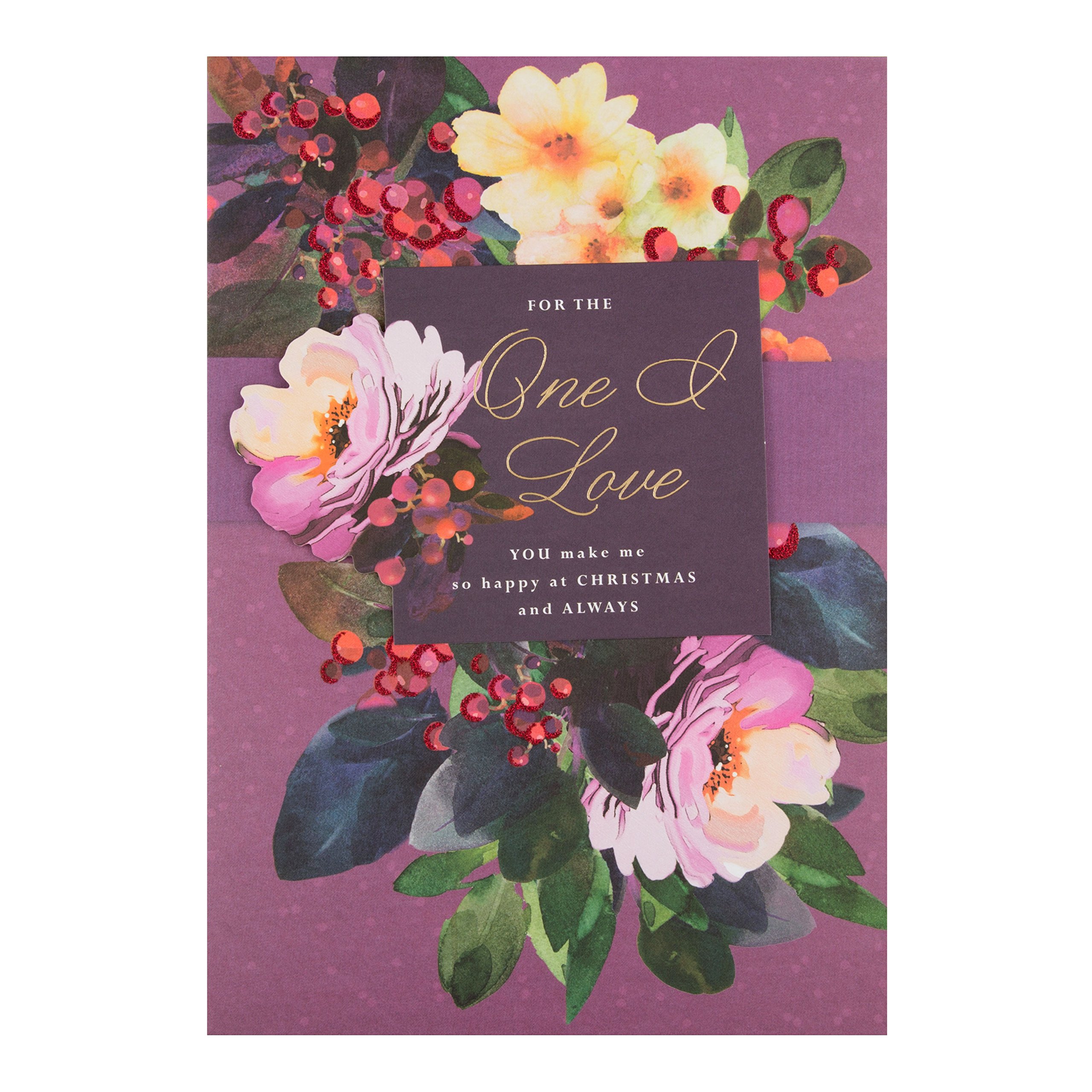 Hallmark Medium One I Love "So Happy" Christmas Card