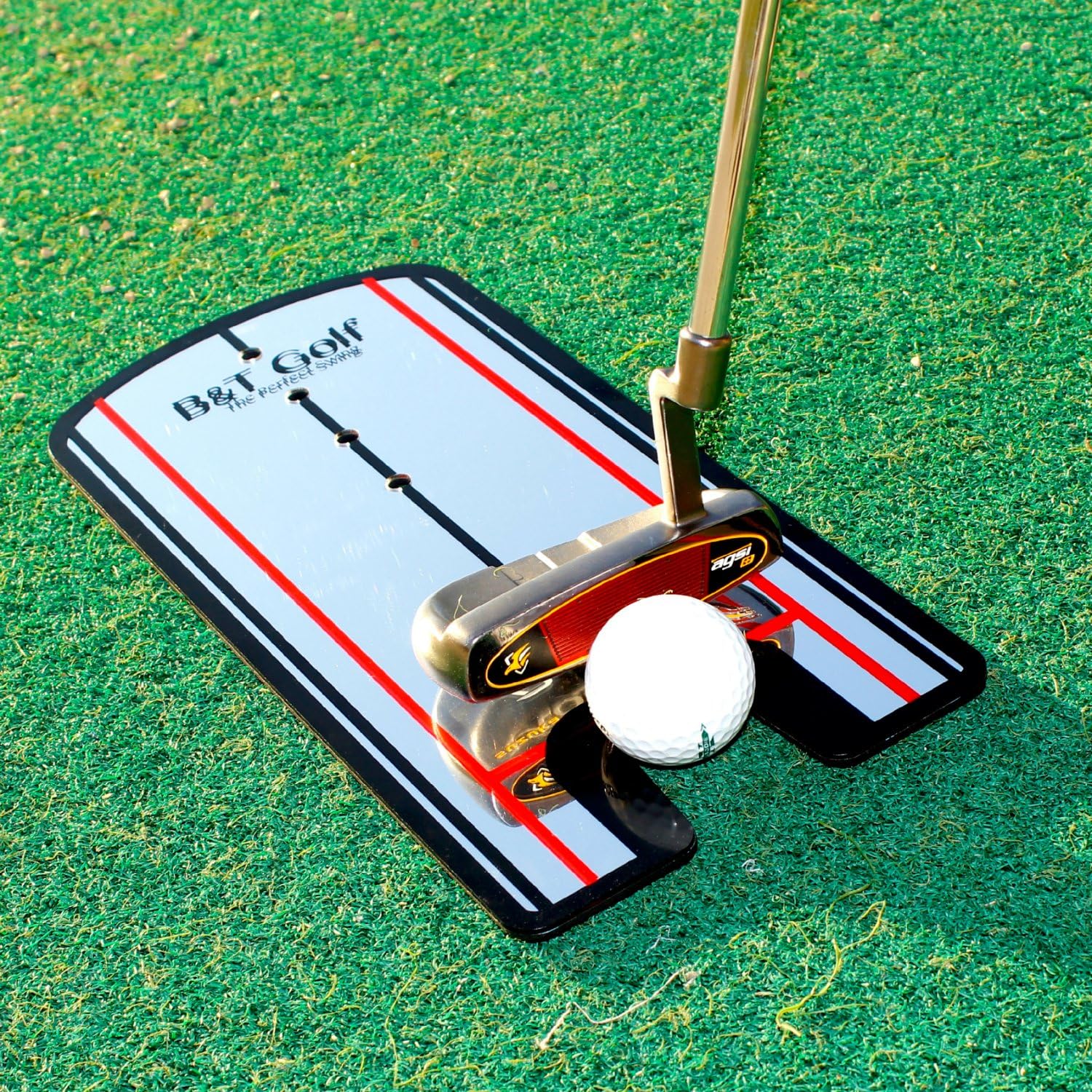Golf Putting Alignment Mirror Training Aid Practice Your Putting