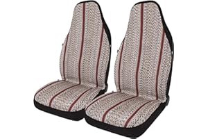 West Coast Auto Baja Blanket Bucket Seat Cover for Car, Truck, Van, SUV - Airbag Compatible (2PCS) (Red)