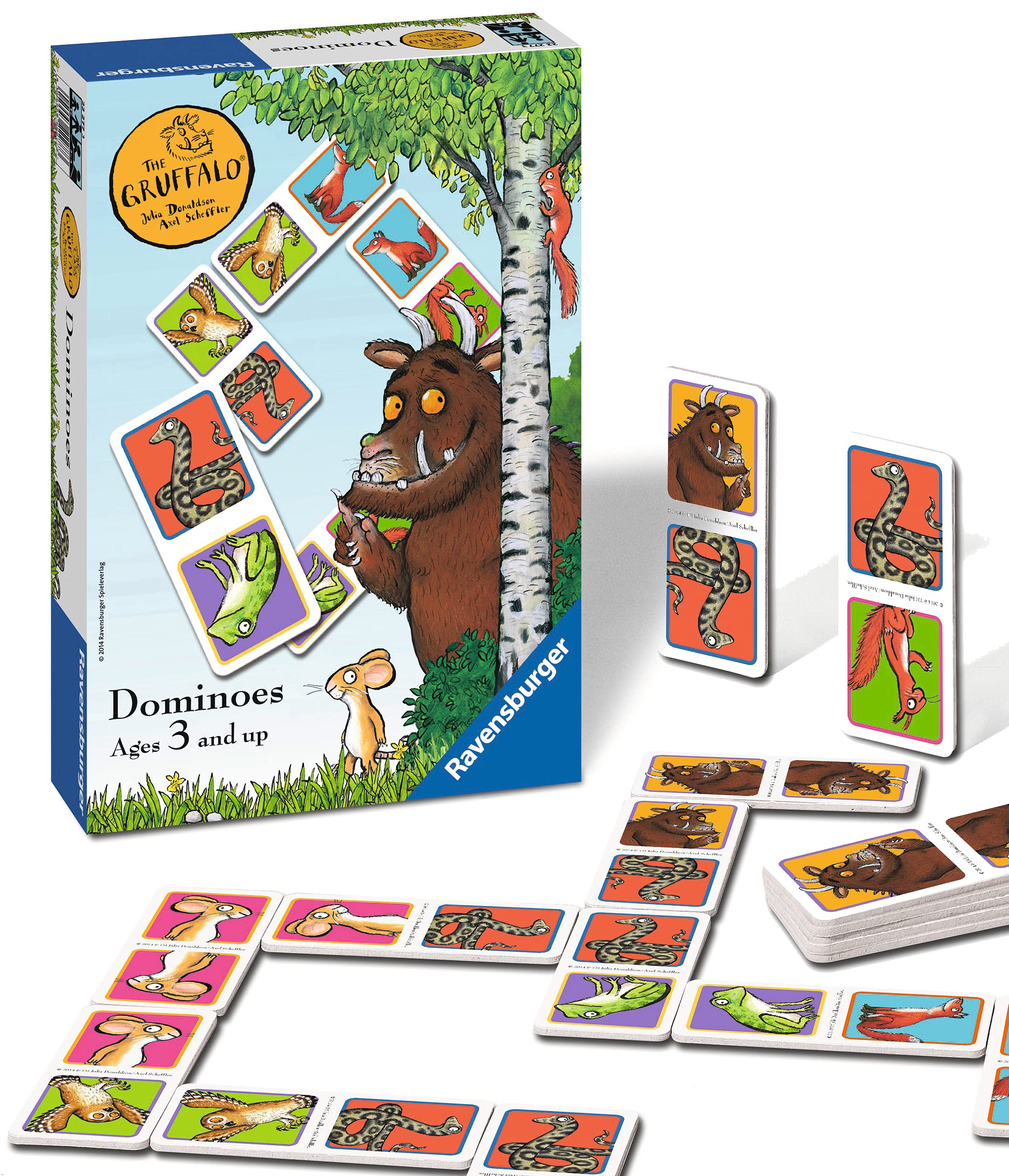 Ravensburger The Gruffalo Dominoes Set Classic Family Game for Children Age 3 Years and Up