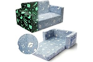 nimboo Toddler Couch Bed - Kids Sofa Couch Fold Out, Toddler Couches That Fold Out, Kids Couches and Sofas Fold Out, Toddler Lounge Chair, Baby Couch