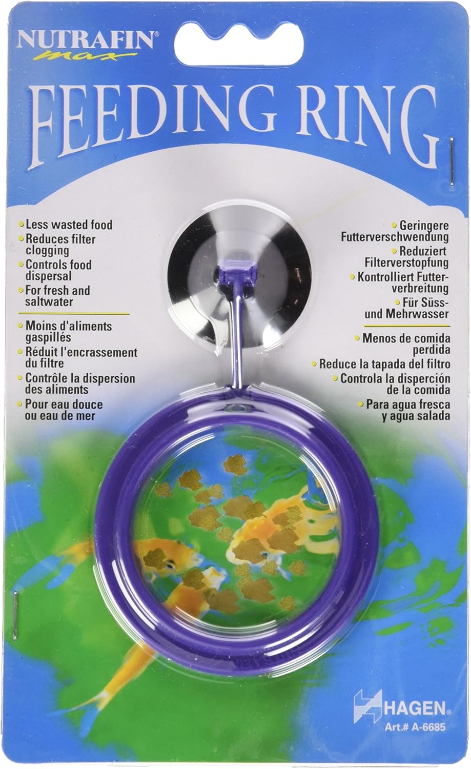 Amazon Com Nutrafin Max Feeding Ring With Suction Cup Pet