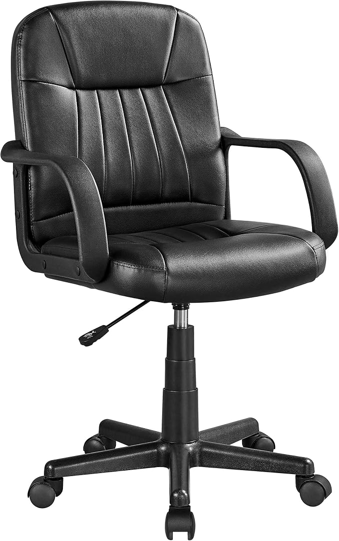 Yaheetech Ergonomic Office Chair Height Adjustable and Swivel Chair
