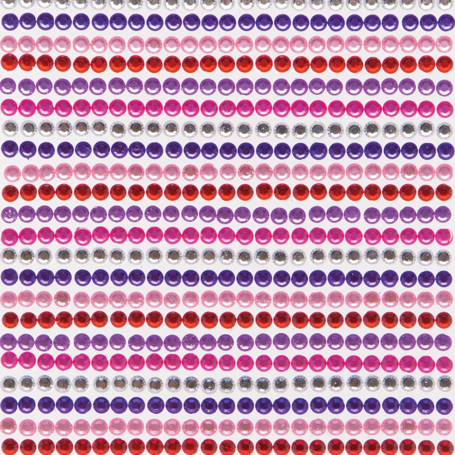 Baker Ross AT369 Red, Pinks & Purple Self-adhesive Gems, Pack of 900 - Image 5